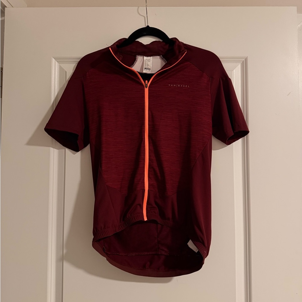 Maroon Cycling Shirt